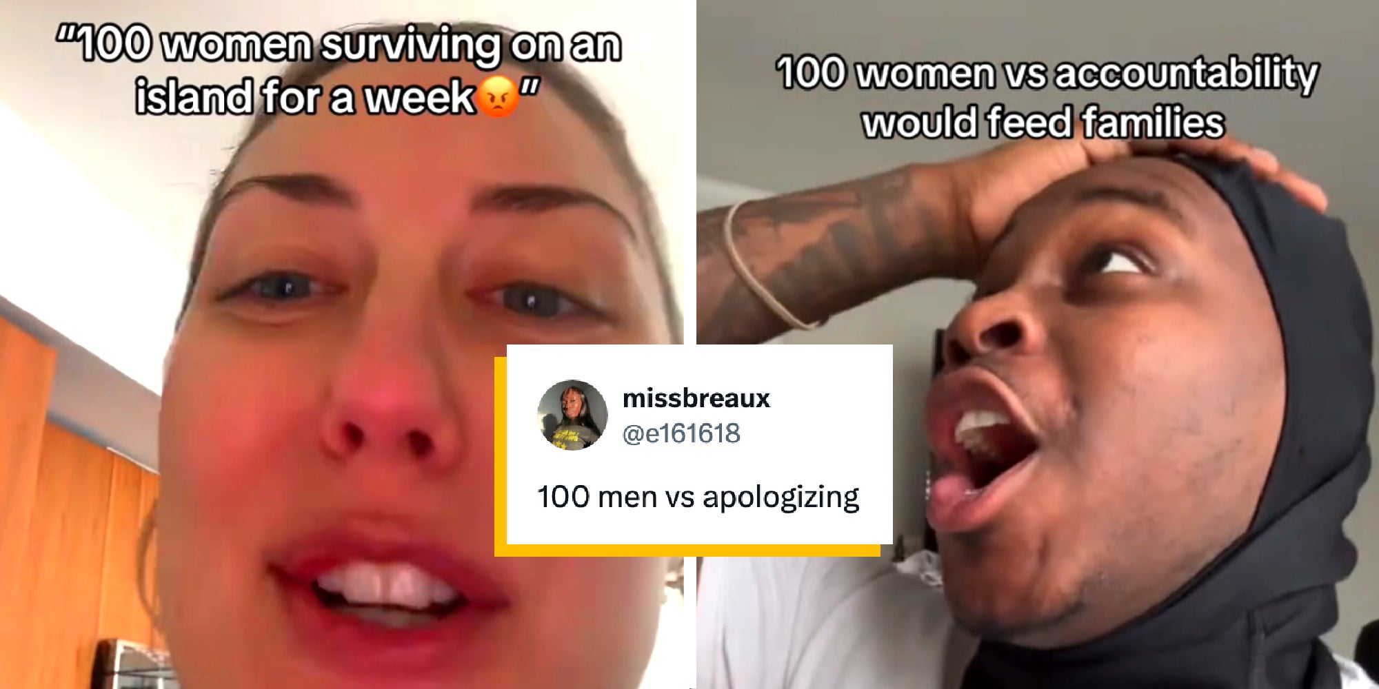 3 panel image of examples of the trend.