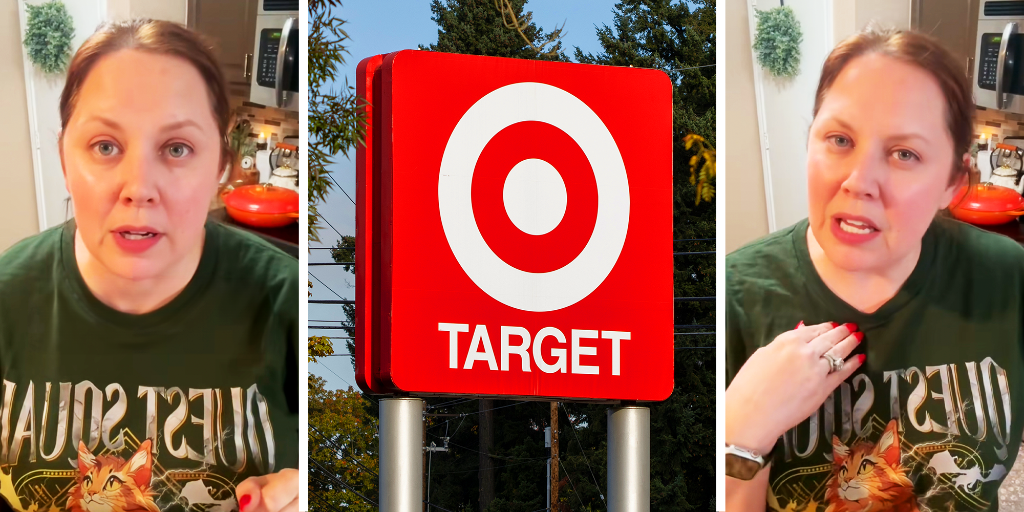 How did Target give this woman a bag of open dog food?