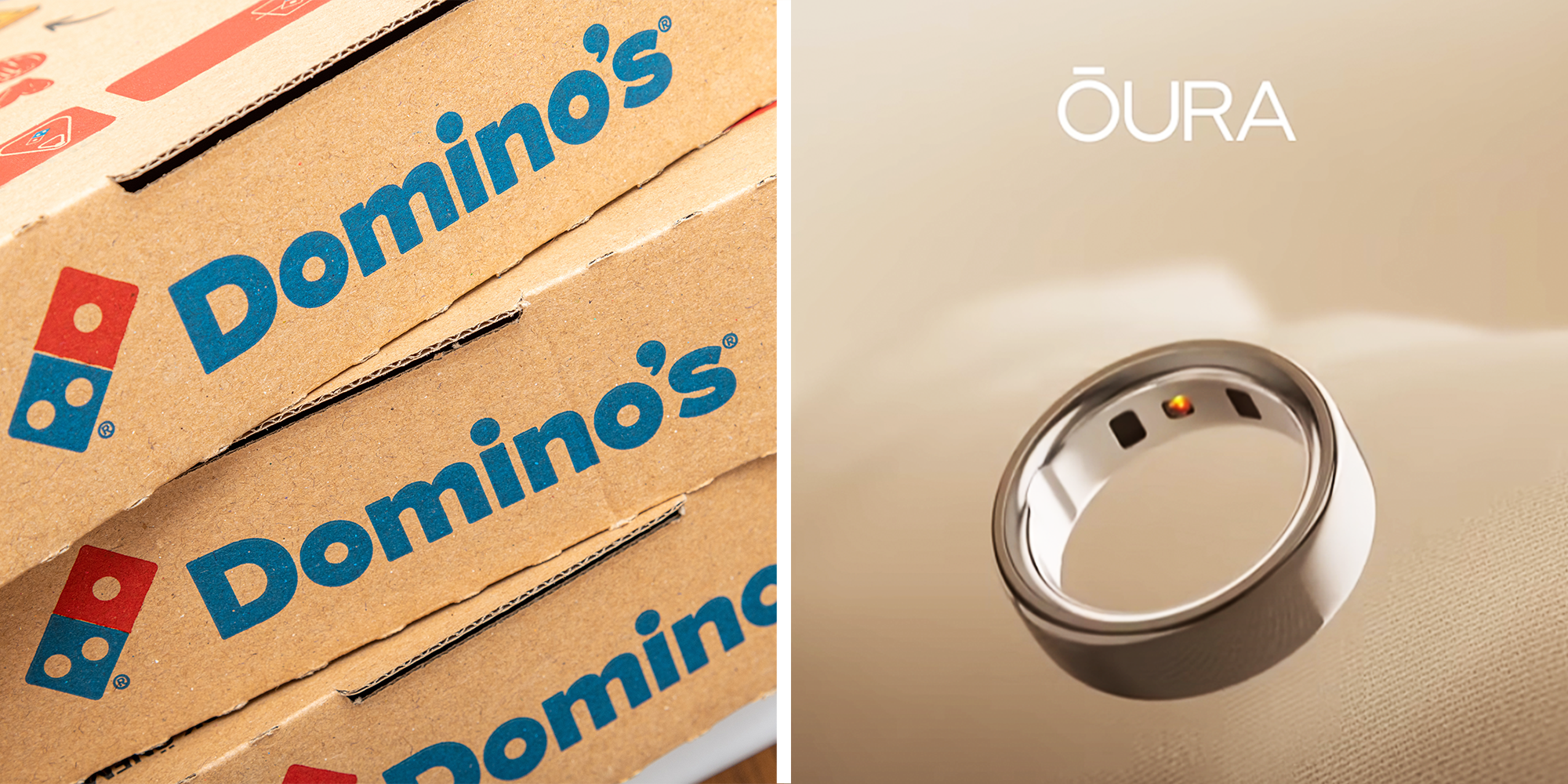 3 Boxes of Domino's Pizza, Oura Ring