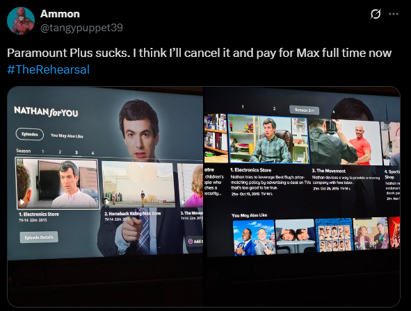 Screenshot from X post related to nathan fielder nazis