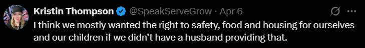 Screenshot from an X post discussing women fought for cubicles