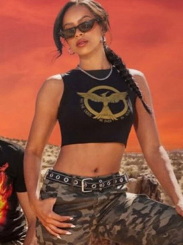 Screenshot of the Hunger Games x Shein fashion collaboration.