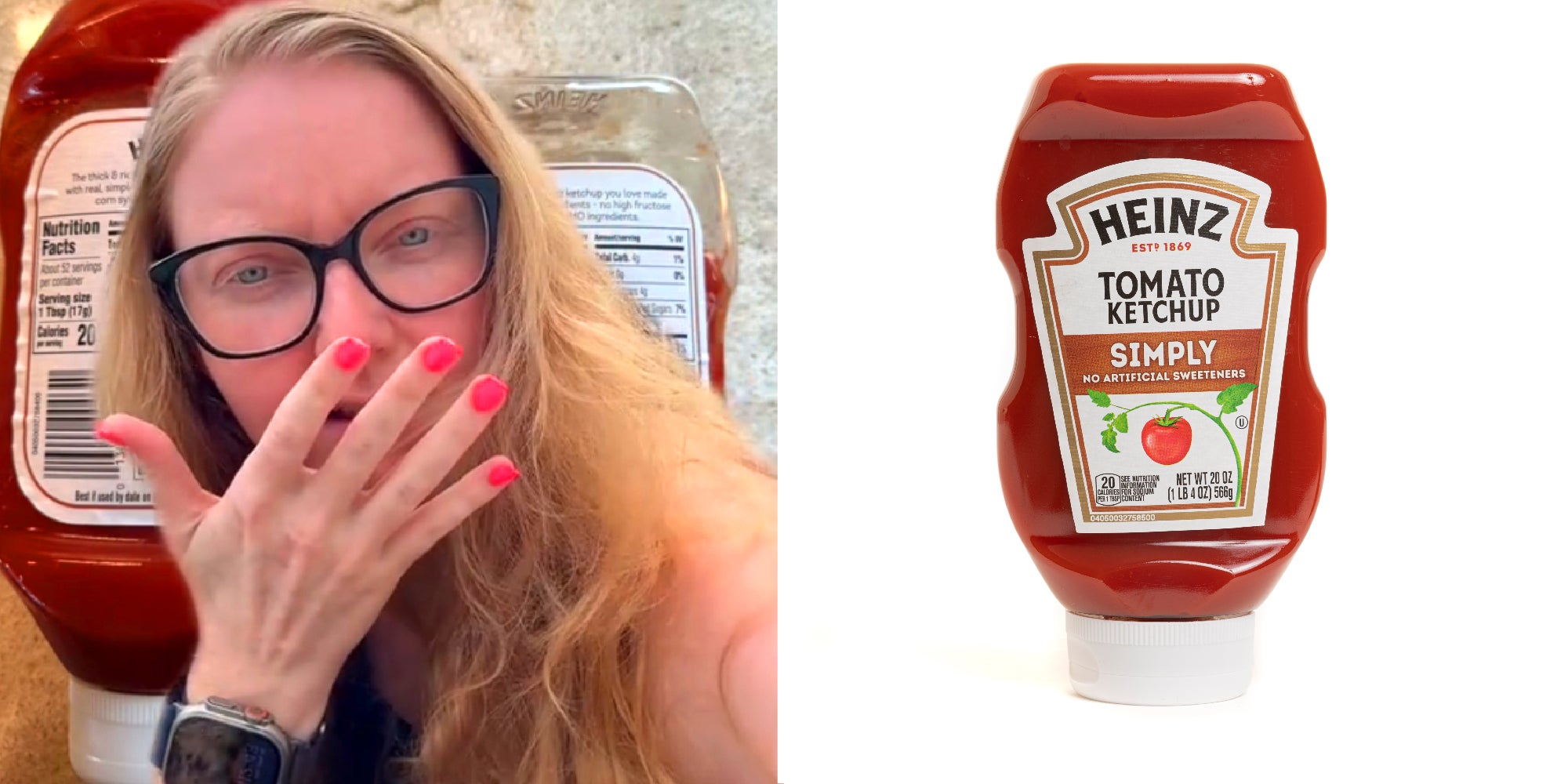 ‘This happened to me with Liquid IV’: Woman buys Heinz Simply Tomato Ketchup in 2 sizes. Then she notices this label is missing on 1 of them