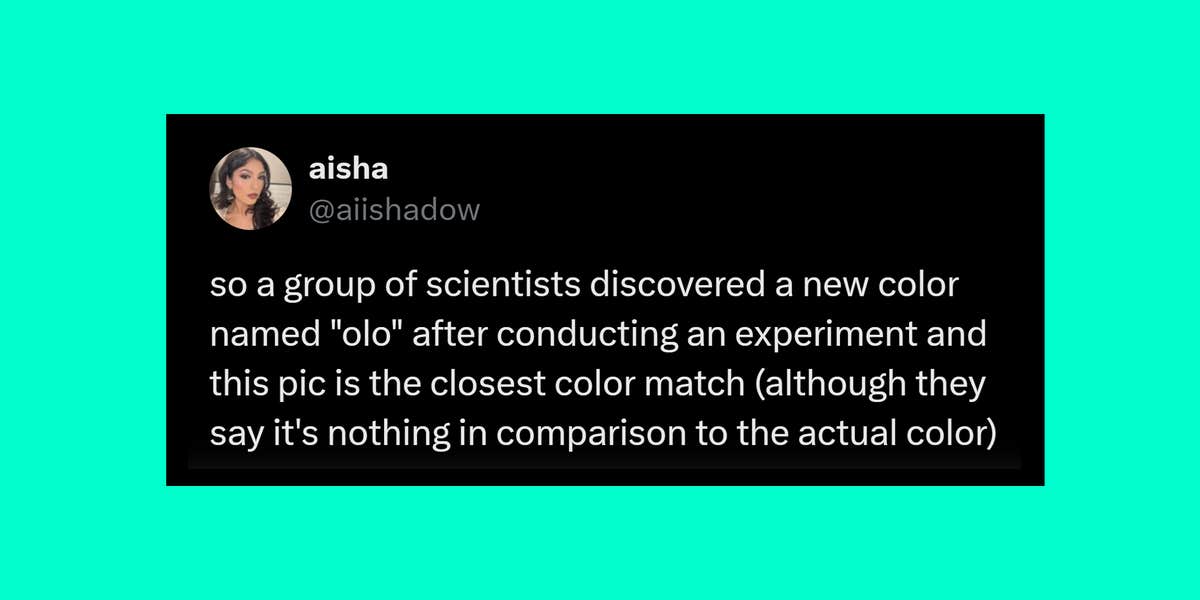 What is Olo? The mysterious new color scientists say we can't percieve