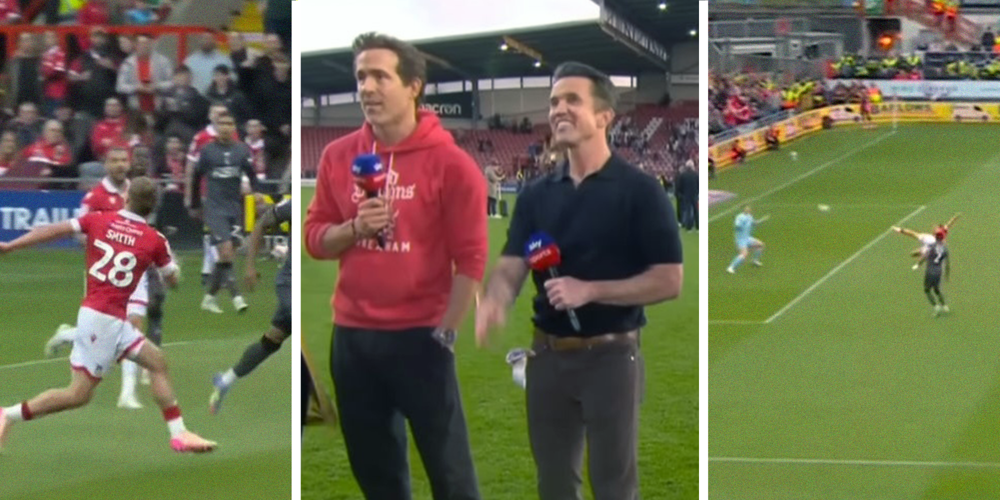 Wrexham Sam Smith soccer kick