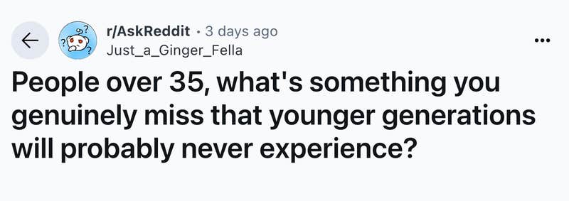 childhood memories