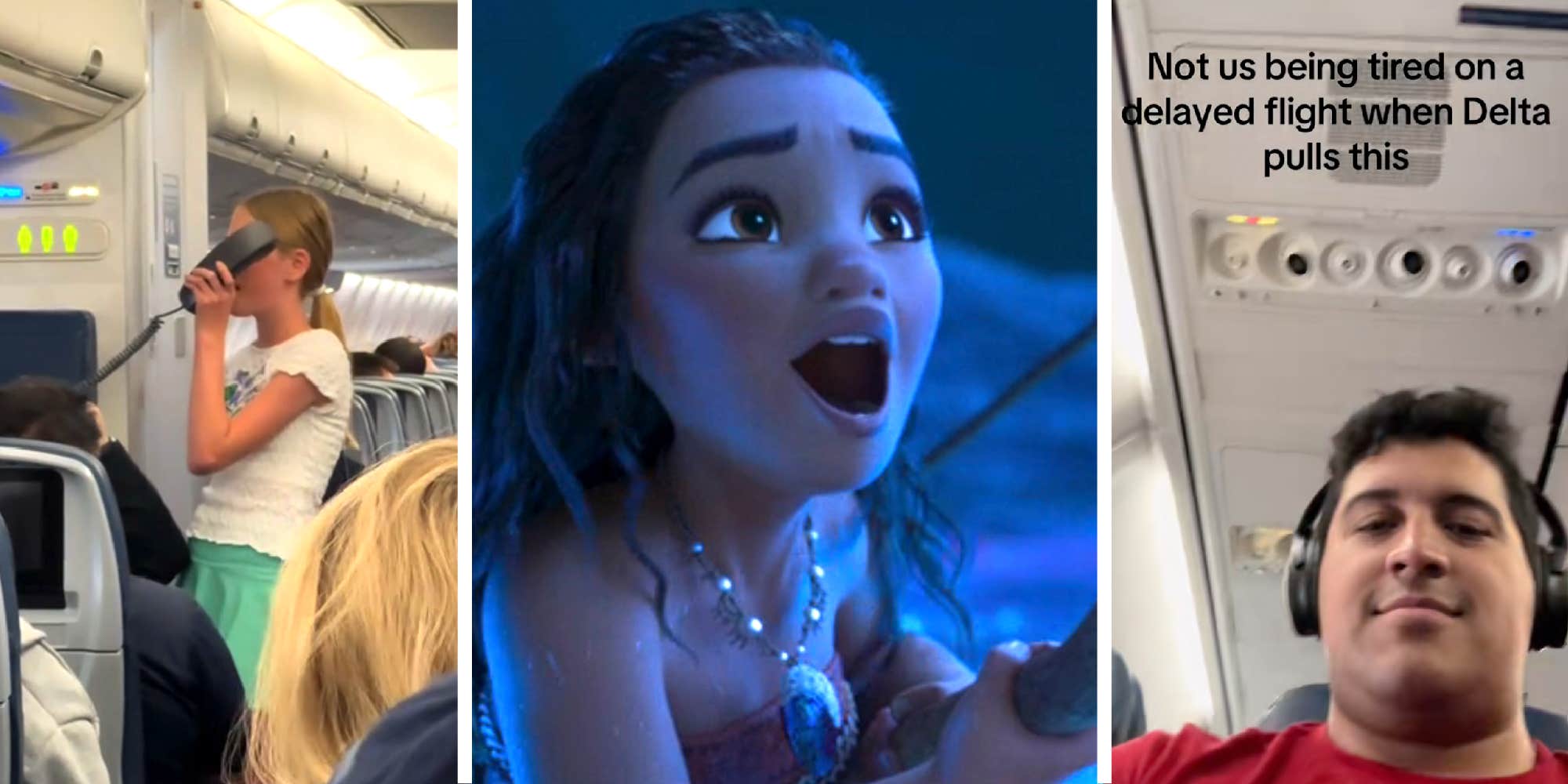 "Actually my worst nightmare": Delta passengers forced to endure impromptu "Moana" performance by a child