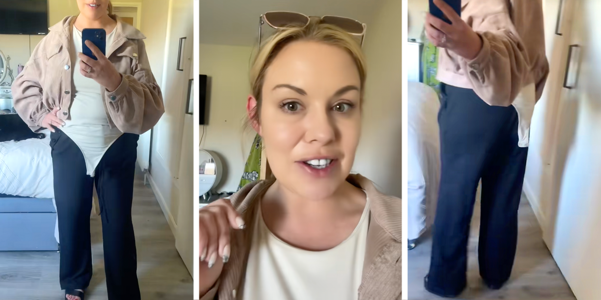 ‘Why does no one say anything?’: Mom details wardrobe malfunction that occurred while picking kids up from school