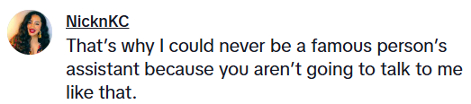 Screenshot from a TikTok comment about doechii met gala