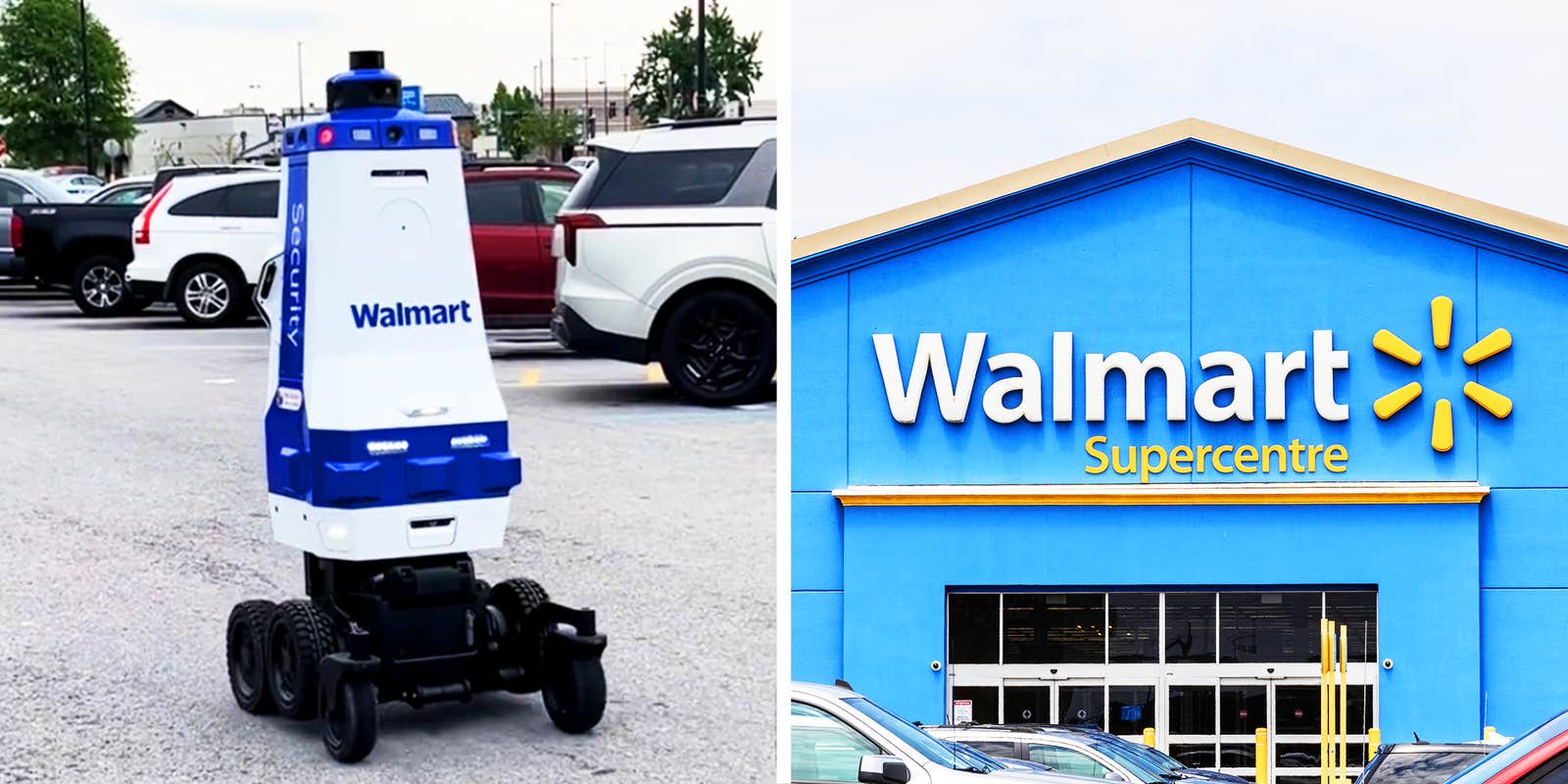 Walmart “Security” Robot Spotted in Parking Lot
