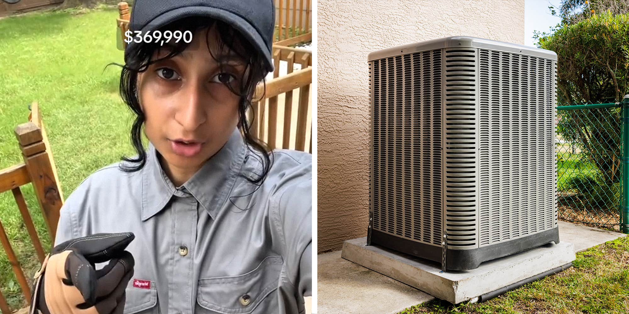 ‘This actually seems like a job more fit for women’: 19-year-old home inspector takes a look at A/C unit that was built in 1997. Why is it operating better than new units?