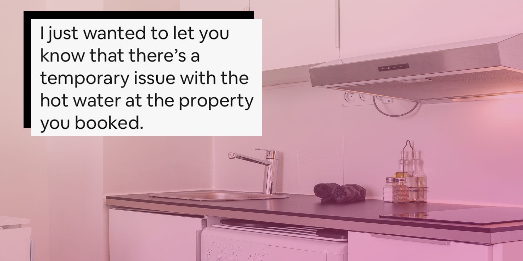 airbnb no hot water no refunds