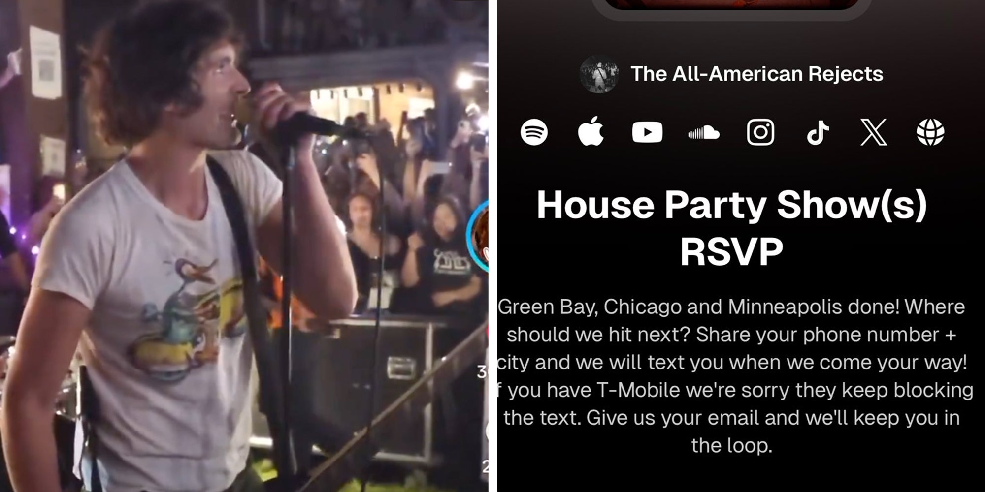 All-American Rejects House Party tour