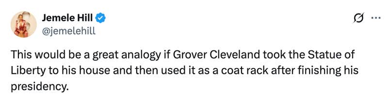 ann coulter statue of liberty response