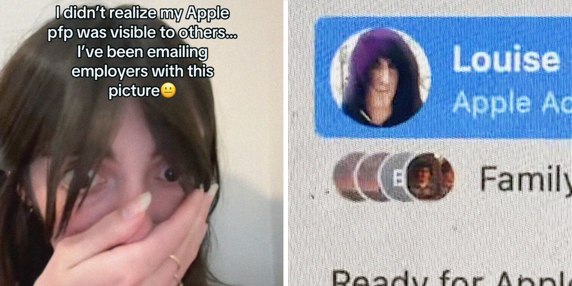 apple profile picture email