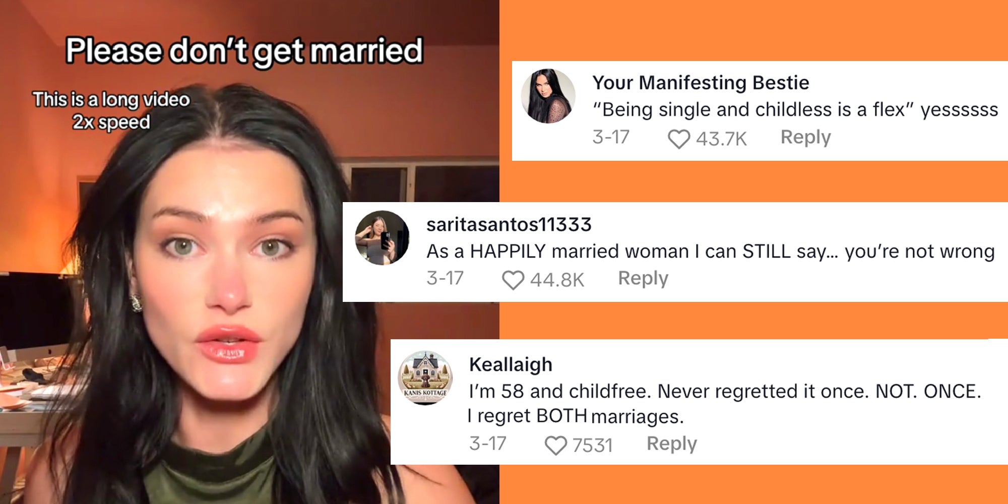 ‘As a happily married woman I can still say you’re not wrong’: Even married women are cheering this viral anti-marriage lesson