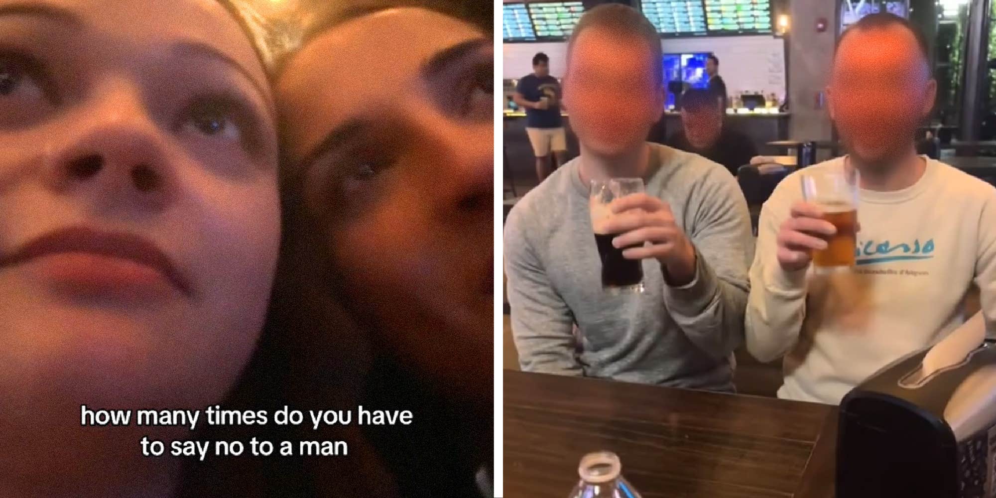 "How many times do you have to say no": Video shows men ignoring repeated rejections at a brewery—even when women start to yell