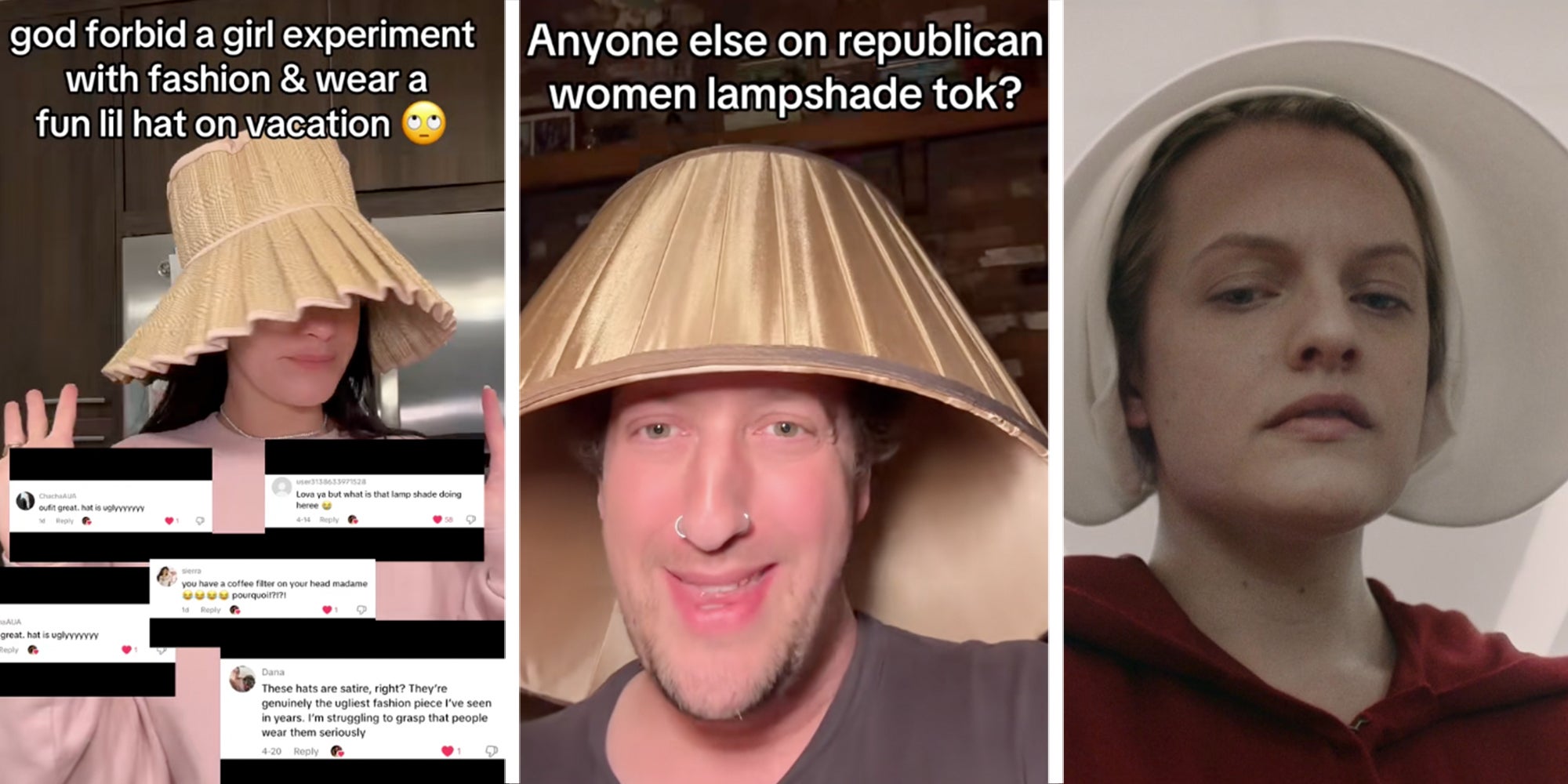 The 'hat of the summer' is a luxury bonnet—and it's sparking 'Handmaids Tale' comparisons