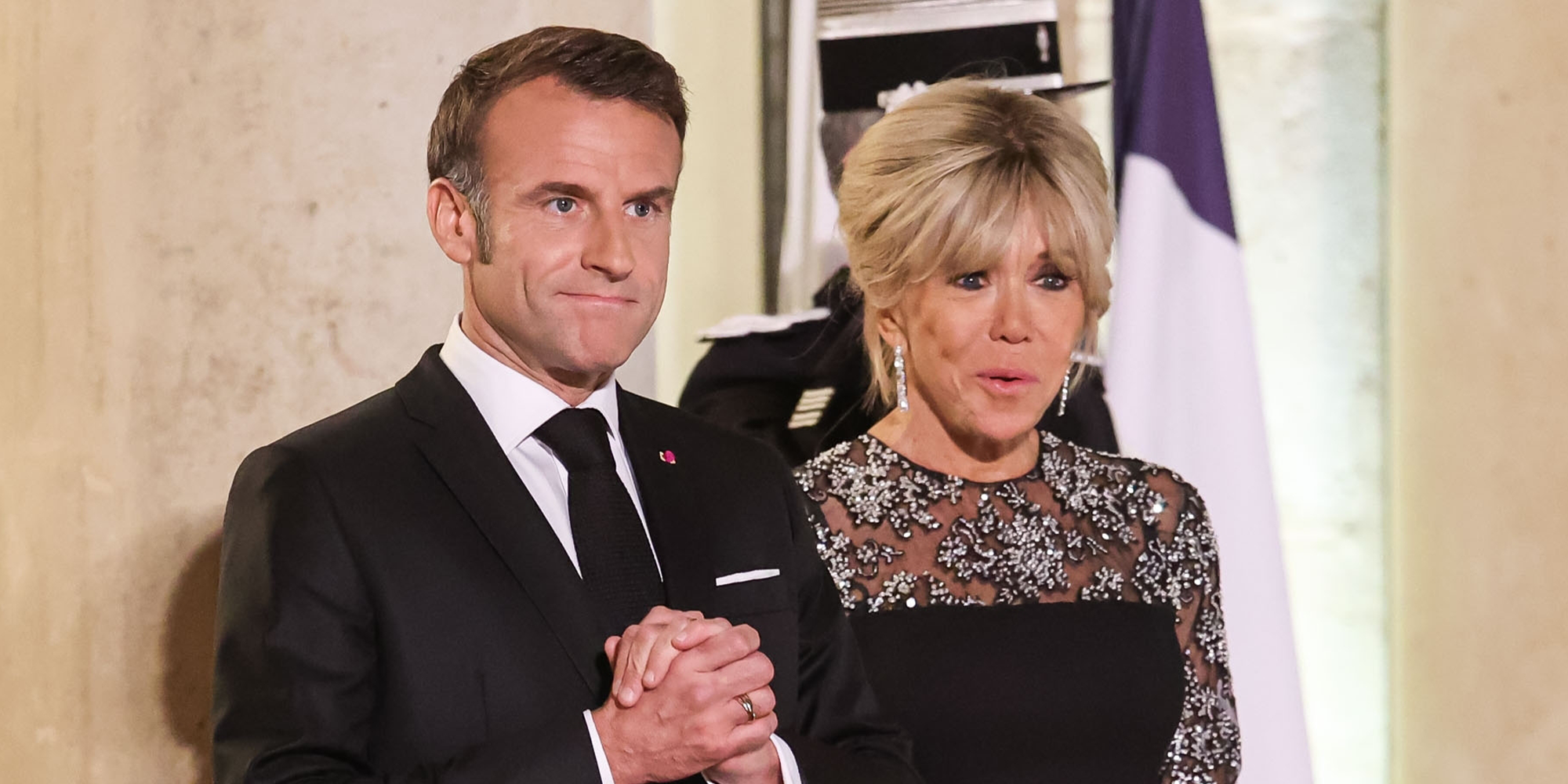 Emmanuel Macron and Brigitte Macron