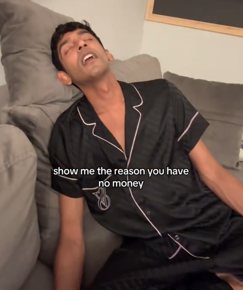 'Show me the reason you have no money' Darshen TikTok video.