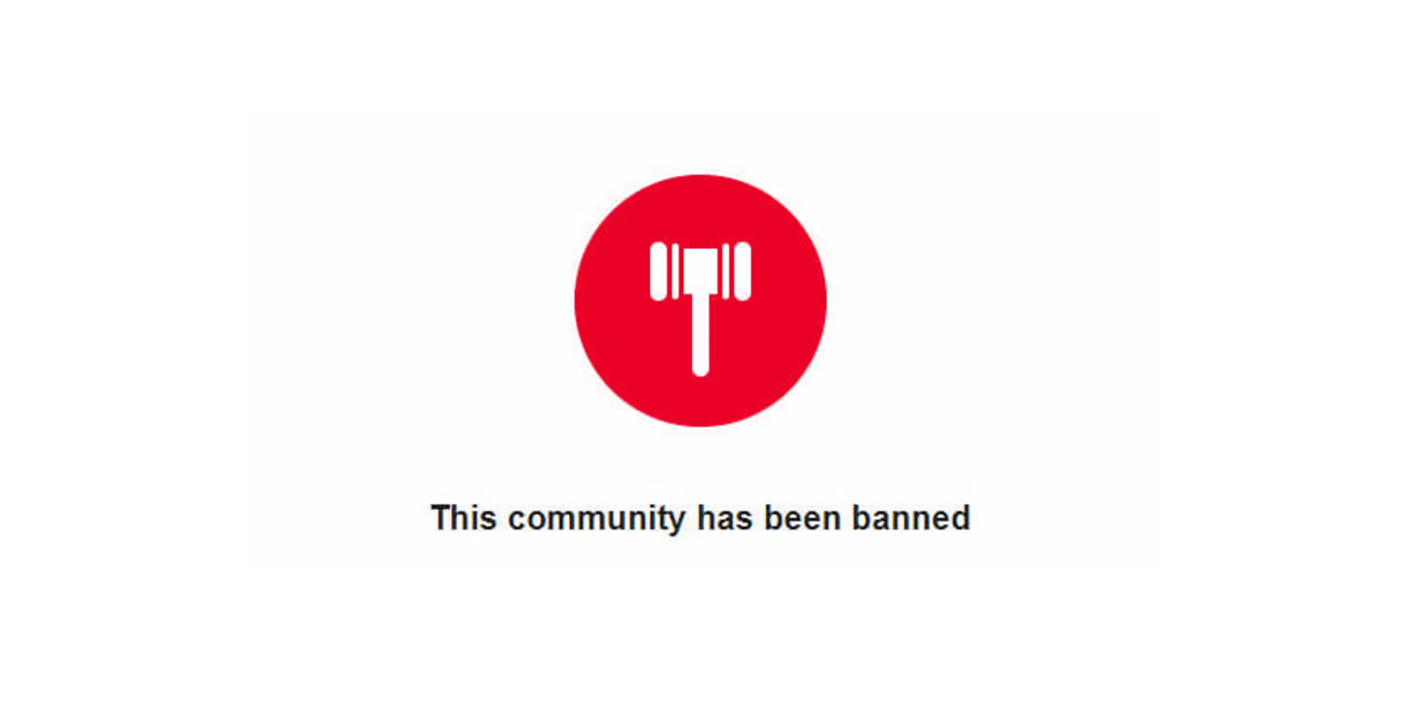reddit banned community