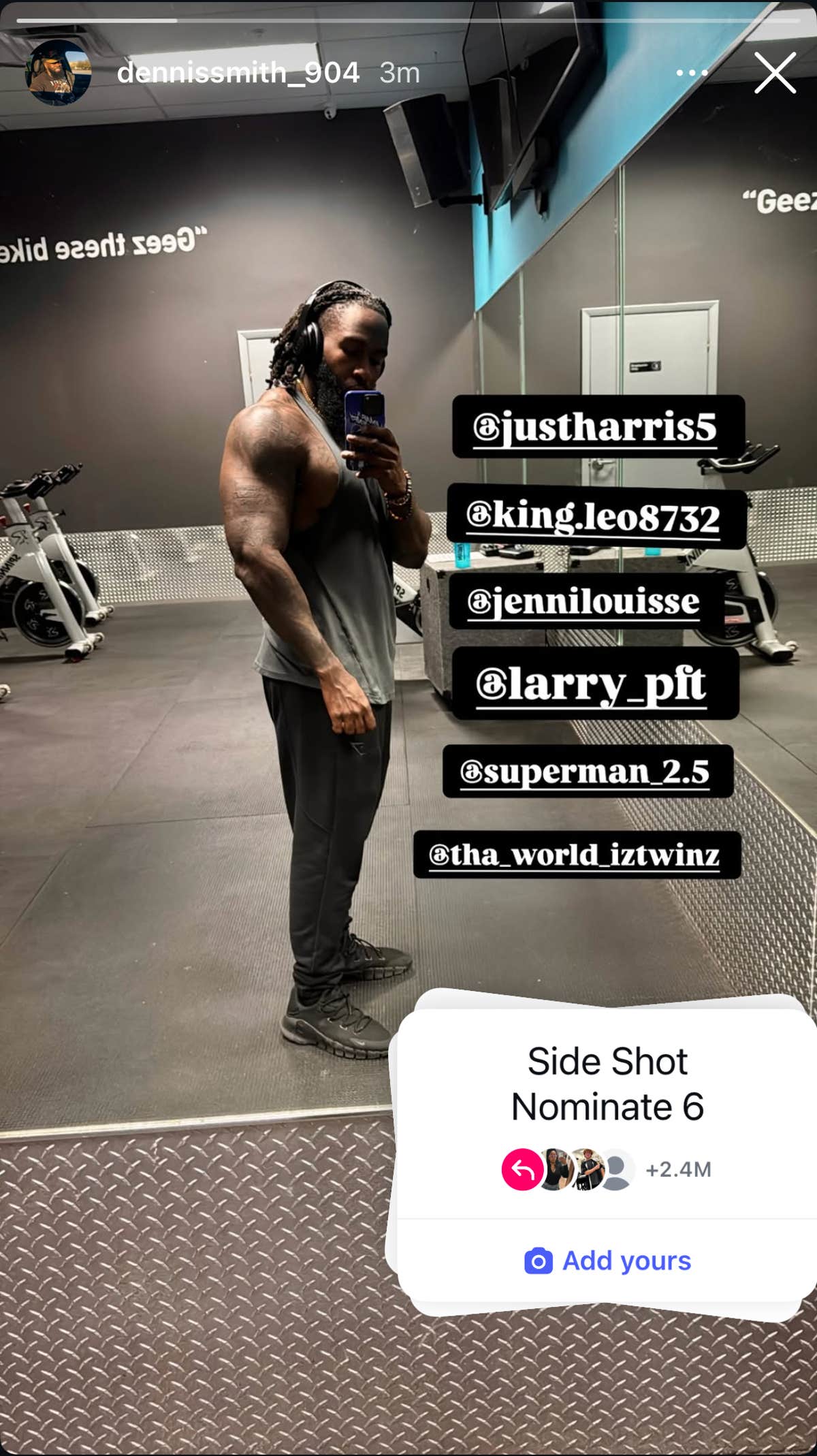 What is the ‘Side Shot Nominate 6’ trend on Instagram?