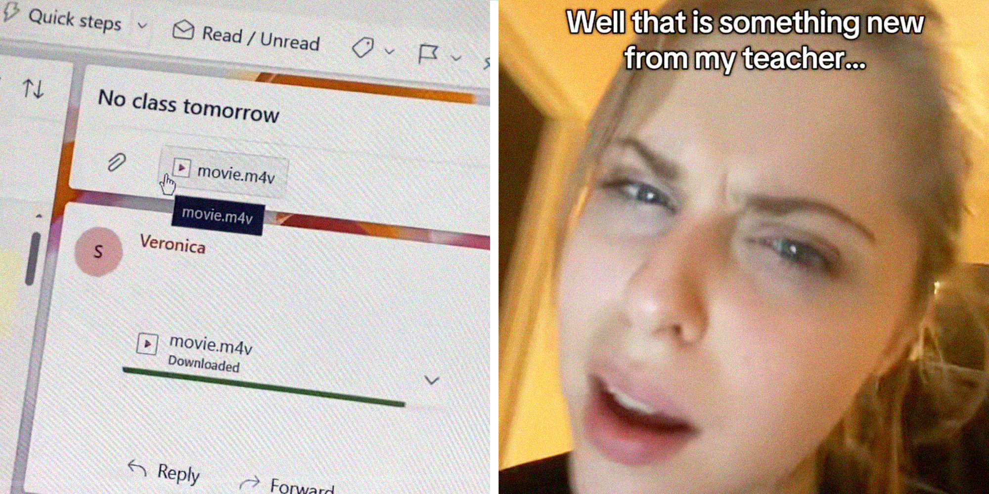 teacher sends ai song to cancel class