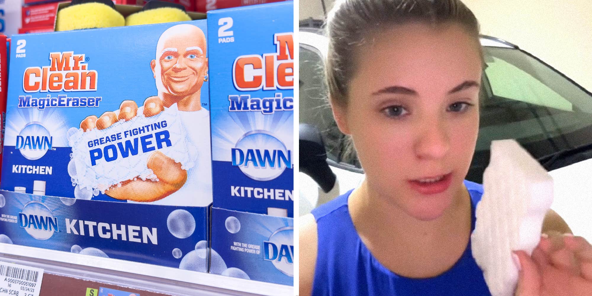 ‘For all my girlies with white cars’: Toyota Rav 4 driver uses Mr. Clean Magic Eraser to get rid of scratches on white car. Is it safe?