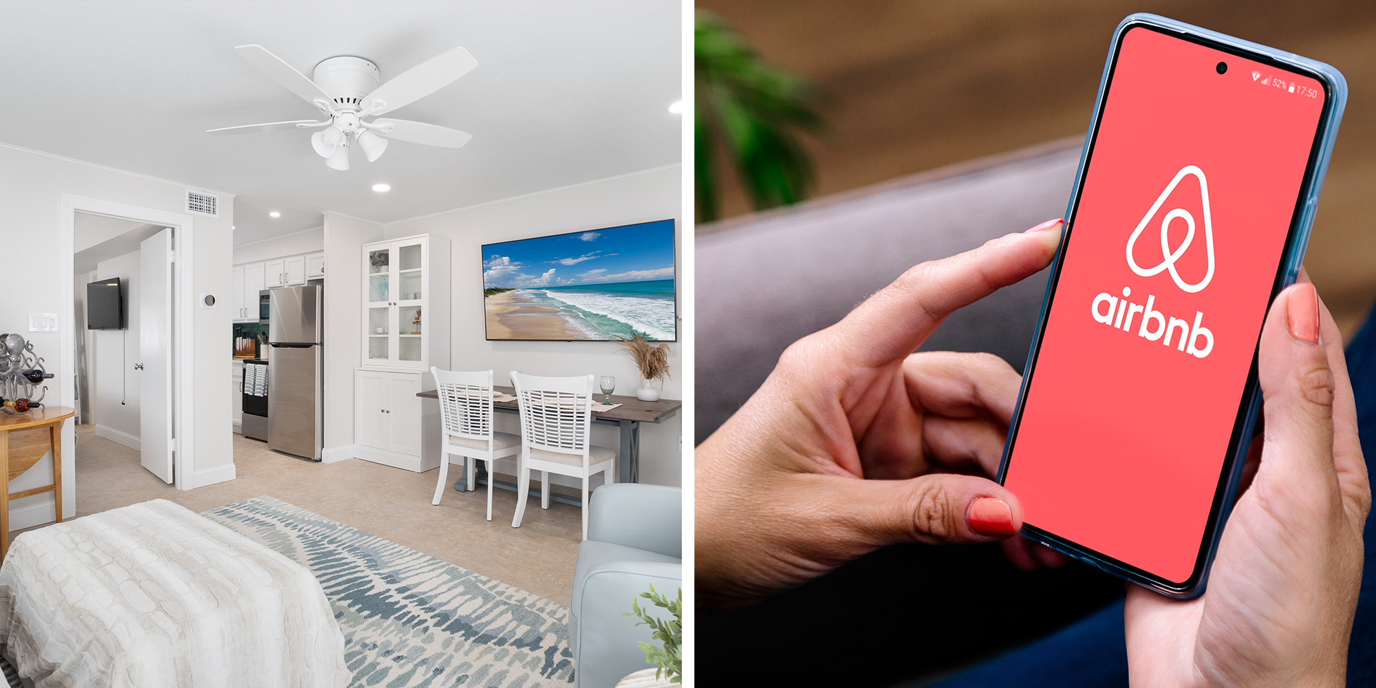 Airbnb host is on vacation. Then a message comes in from one of her guests