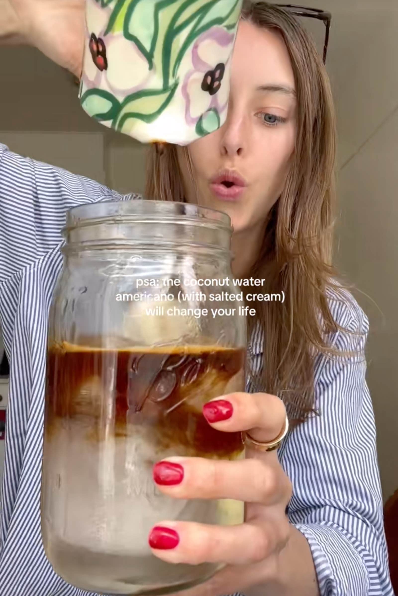 The "Coconut Americano" is the internet's new summer coffee order
