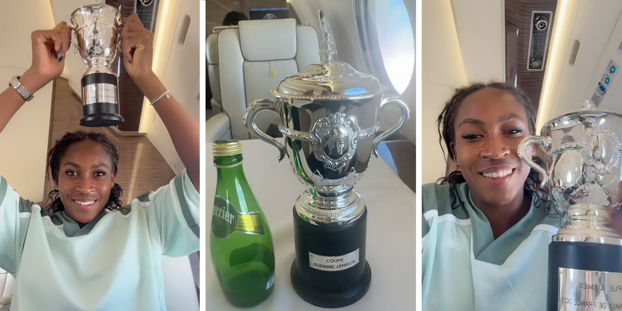 coco gauff french open trophy