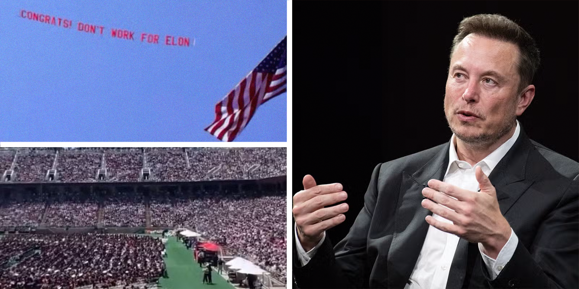 congrats dont work for elon plane stanford graduation