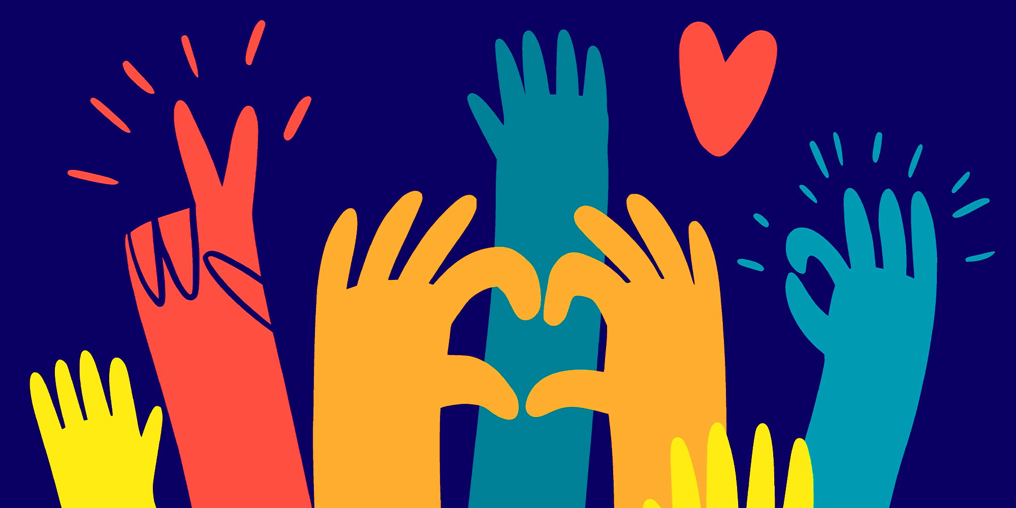 friendship happy friendship love illustration