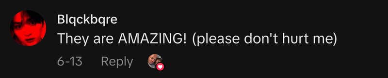 In response to @yearningyardies’s boyfriend showing “more of his plants,” @blqckbqre replied, “They are AMAZING! (please don't hurt me).”