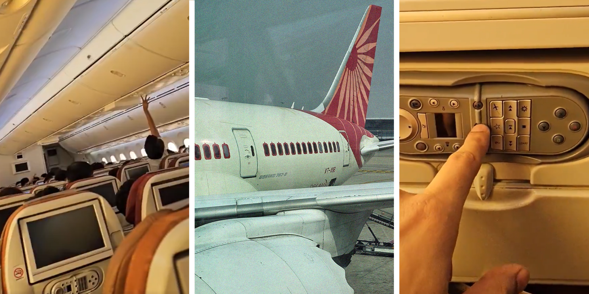 india air plane crash videos before take off