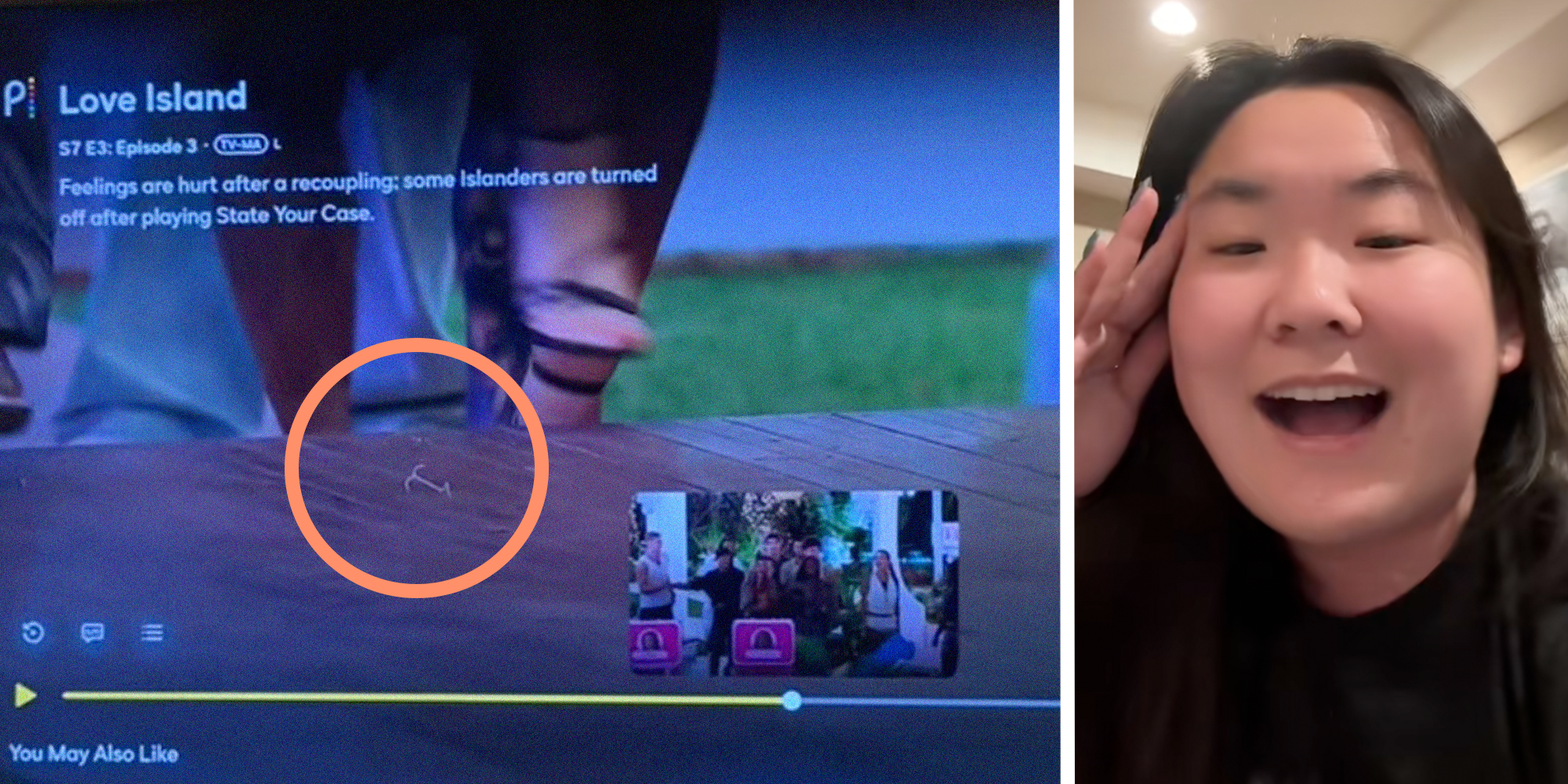 love island iud on the ground