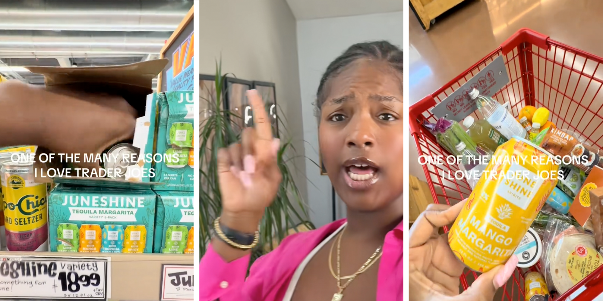 “Trader Joe’s employee here!”: Shopper goes through June Shine canned margarita box to pick out flavors she wants at Trader Joe’s. Is that allowed?