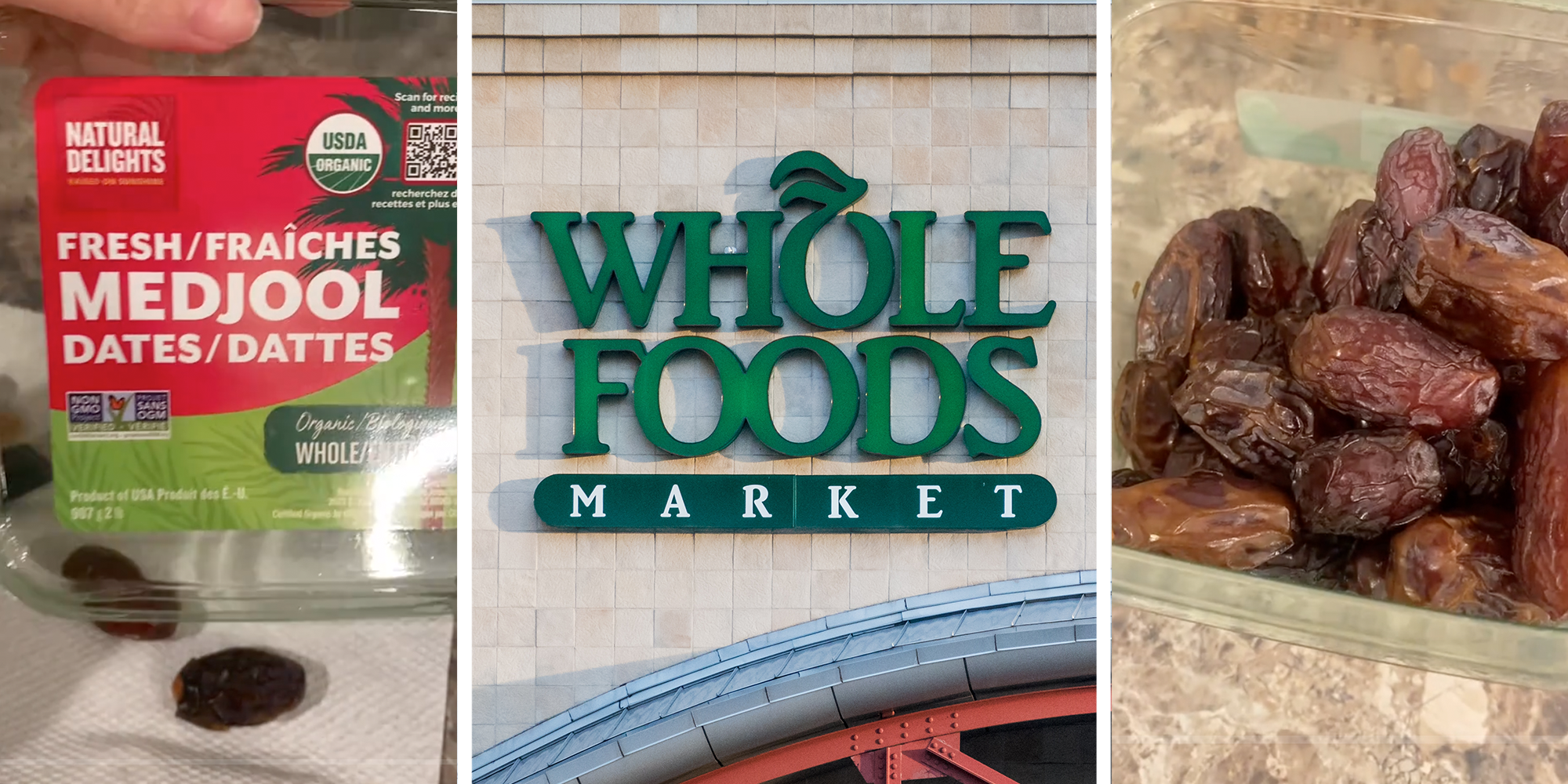 “I just bought these”: Customer buys Medjool dates from Whole Foods. Then she explains why you should always cut them open before eating