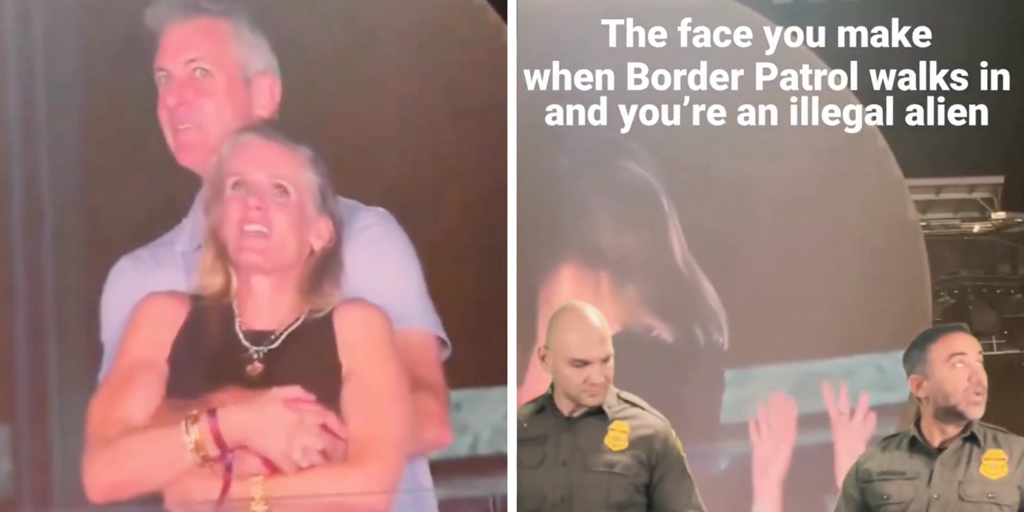 El Paso border patrol mocking migrants using Coldplay Couple video