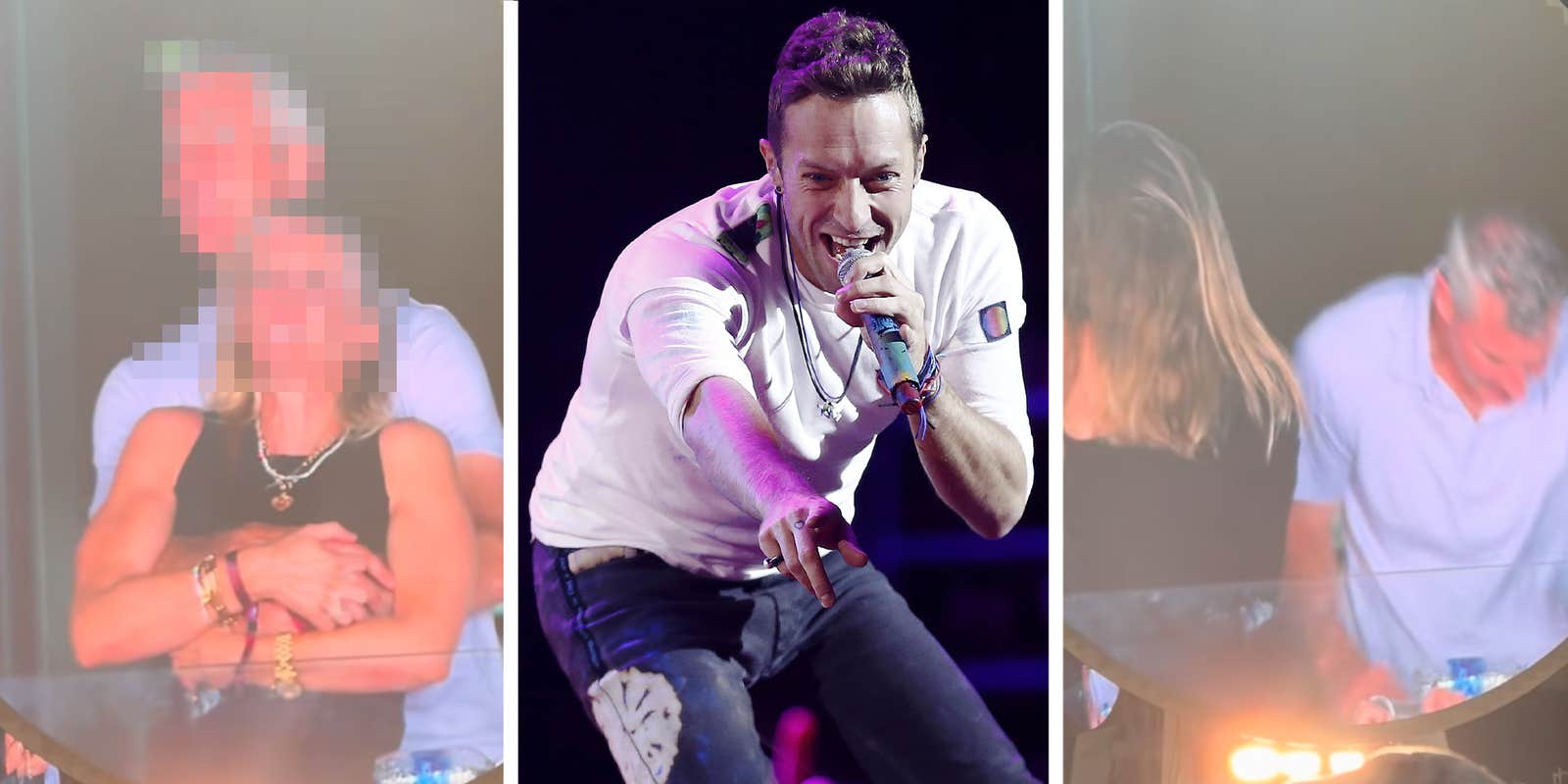 Couple from the audience of Coldplay exposed as having affair