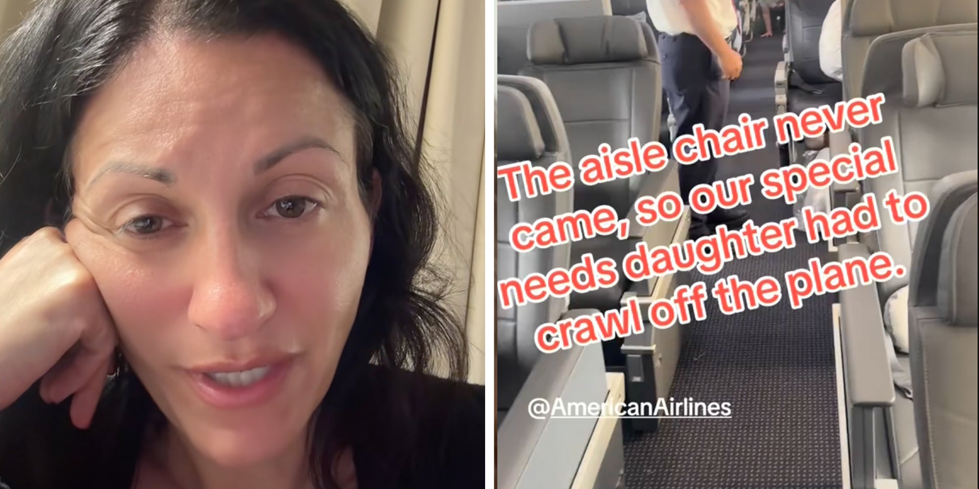 American Airlines passenger forced - American Airlines Wheelchair 