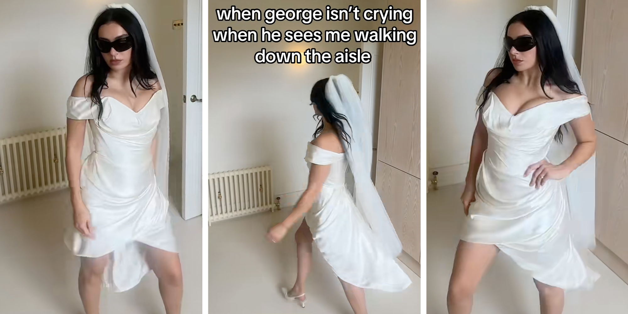 charli xcx married walking meme