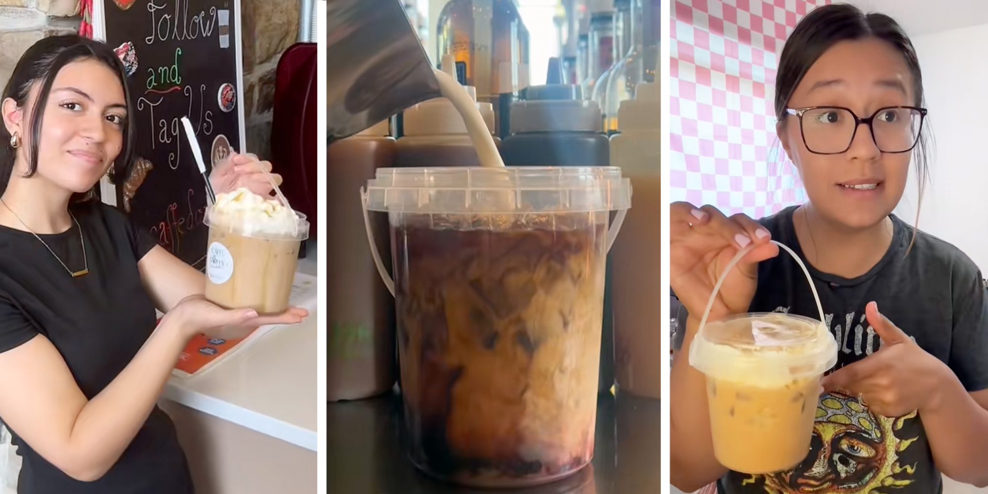 dailydot.com - Susan LaMarca - 'I'd need a beach bathroom immediately': Gigantic coffee buckets are the latest TikTok food trend