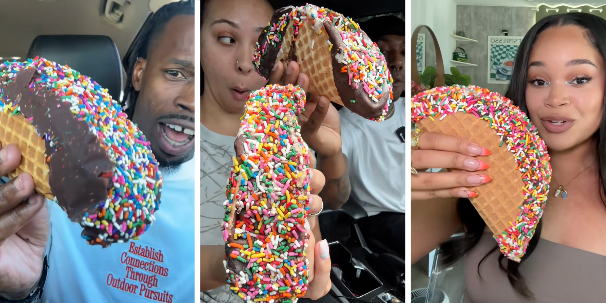 cold stone creamery choco taco ice cream