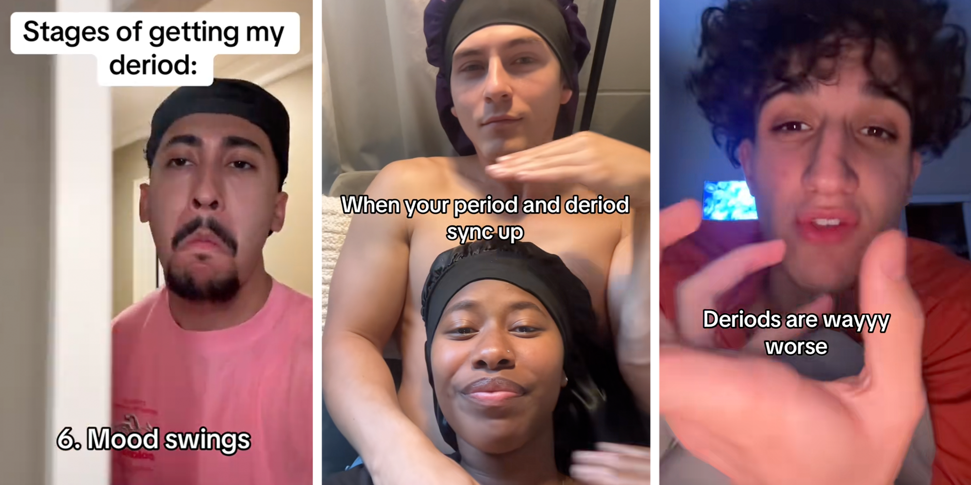 deriods male period tiktok trend