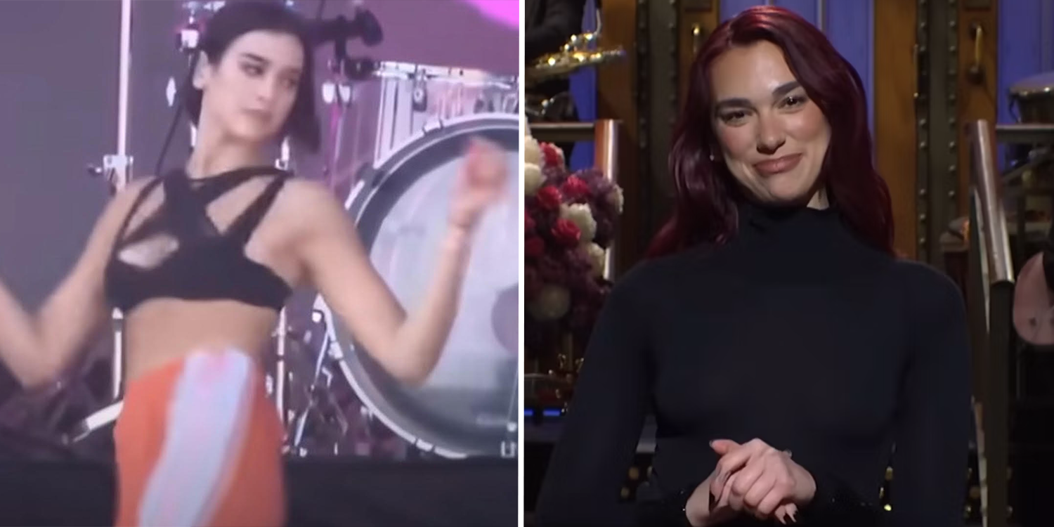Dua Lipa talks about being a meme in SNL monologue