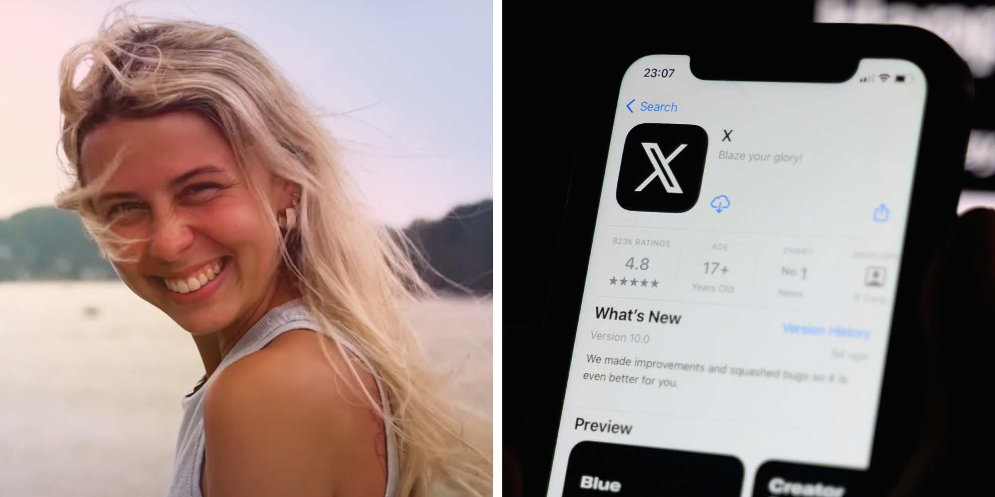 hawk tuah girl x account