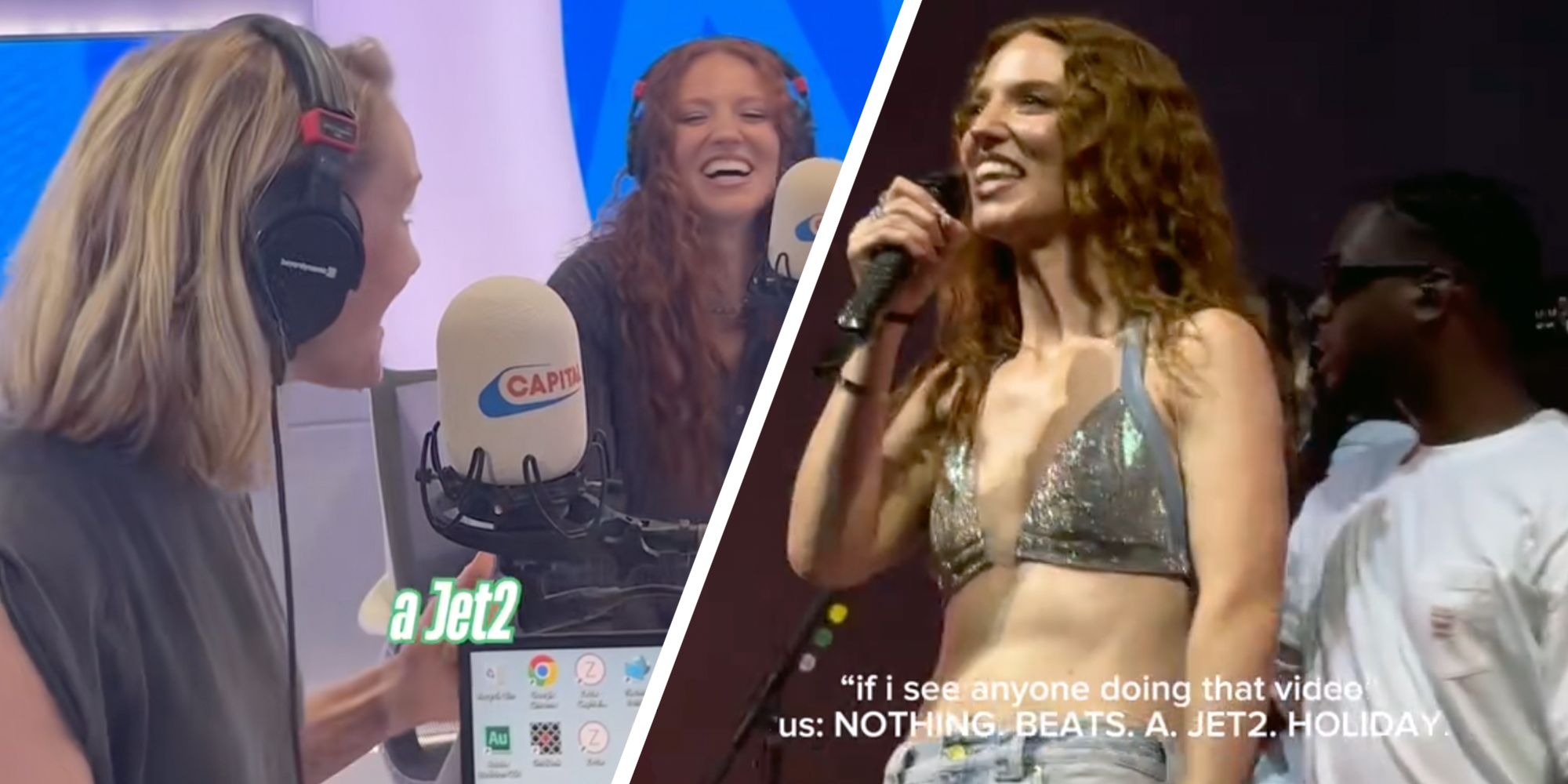 jess glynne zoe lister jet2 holiday