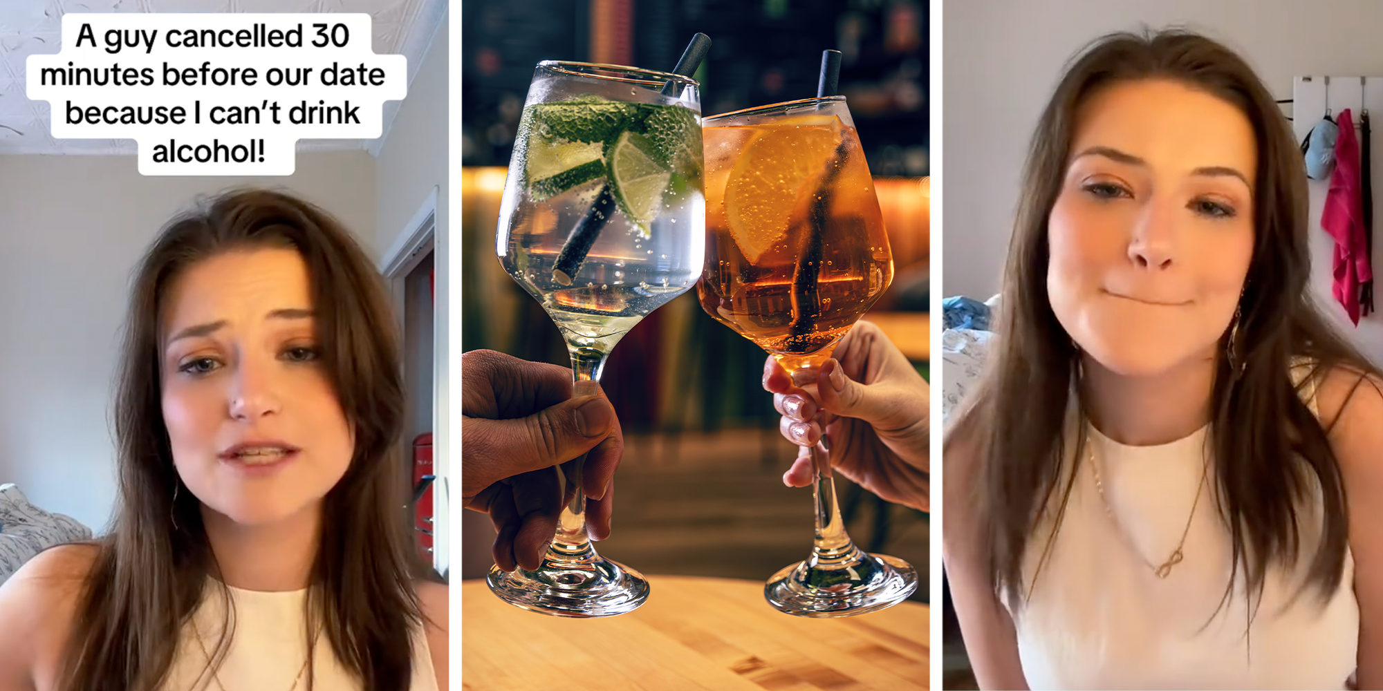 man cancels date because woman doesnt drink alcohol