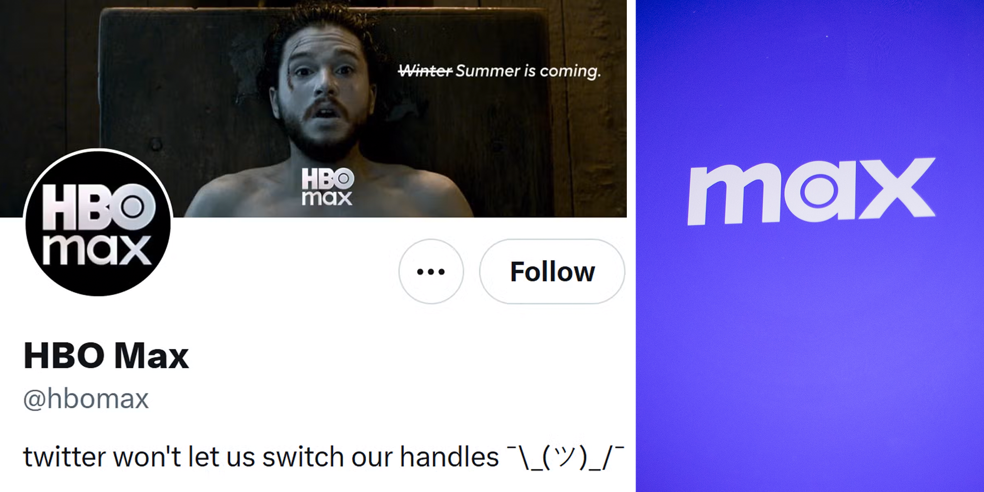 max has issues changing name back to hbo max on x